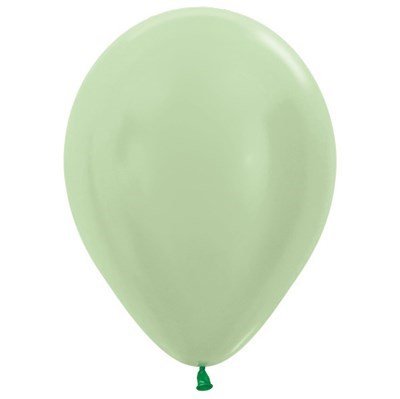 Satin Pearl Green Sempertex balloons
