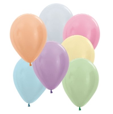 Satin Pearl assorted Sempertex latex balloons