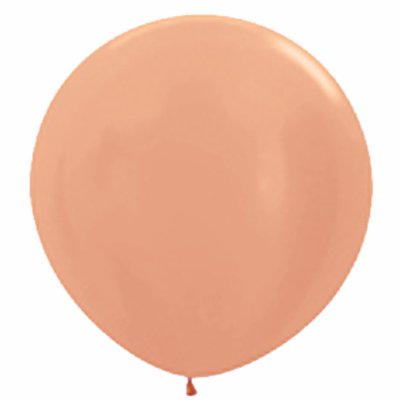 Sempertex 90cm metallic rose gold balloons