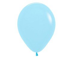 Pastel Matte Blue Sempertex latex balloons