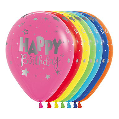 Happy Birthday Fantasy Fashion Sempertex balloons