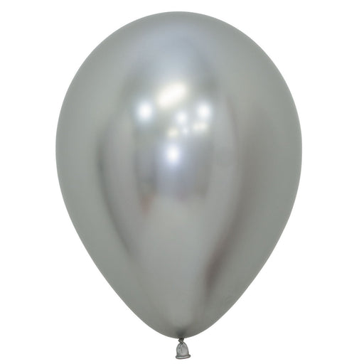 Metallic Reflex Silver Sempertex latex balloons