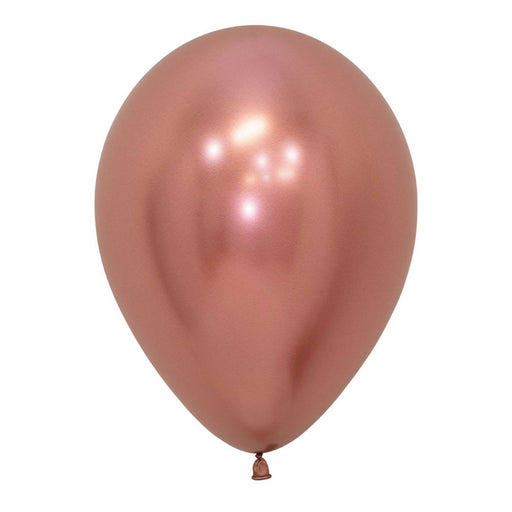 Metallic Reflex Rose Gold Sempertex 12cm balloons