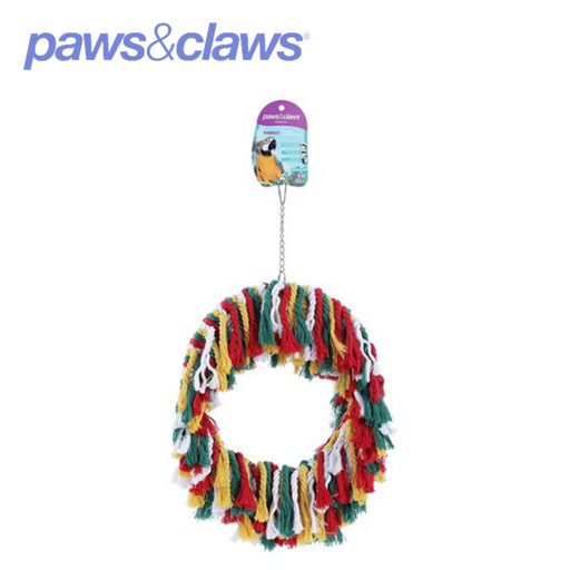 Parrot Rope Ring Toy 44x30cm