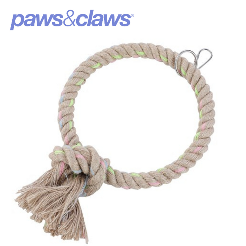 Parrot Jute Ring Toy Med 20cm
