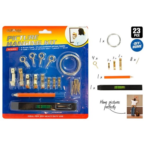 Picture hanging DIY kit 23 pieces