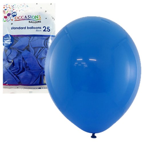 Royal blue latex balloons