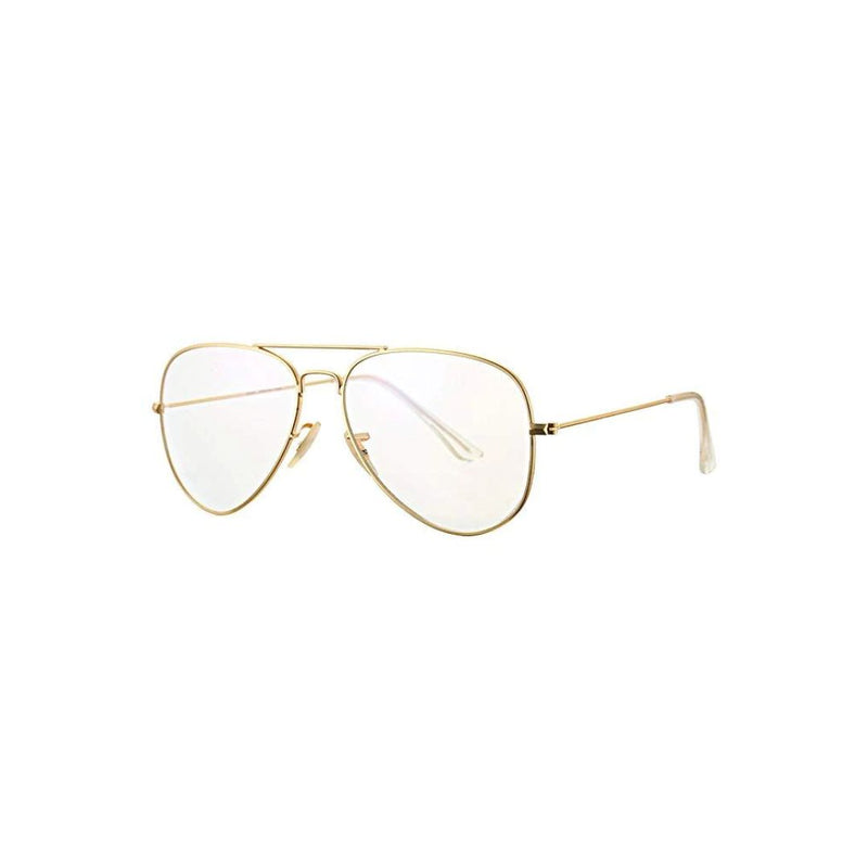 Party Glasses Aviator (Gold Frame Clear Lens)