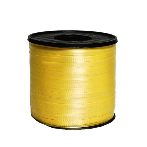 Yellow curling ribbon spool