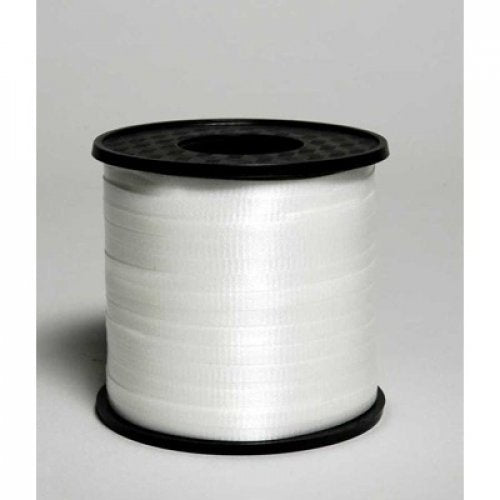 White curling ribbon spool
