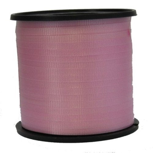Light pink curling ribbon spool