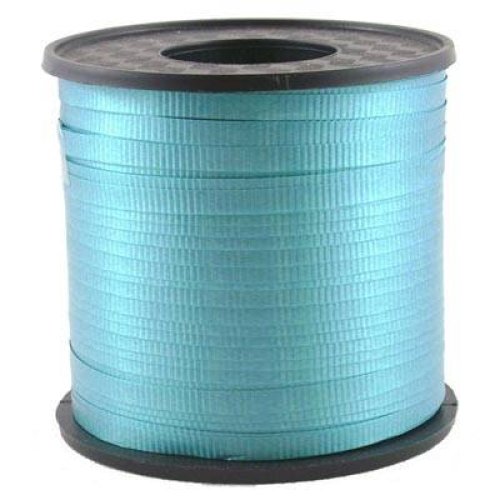 Teal curling ribbon spool
