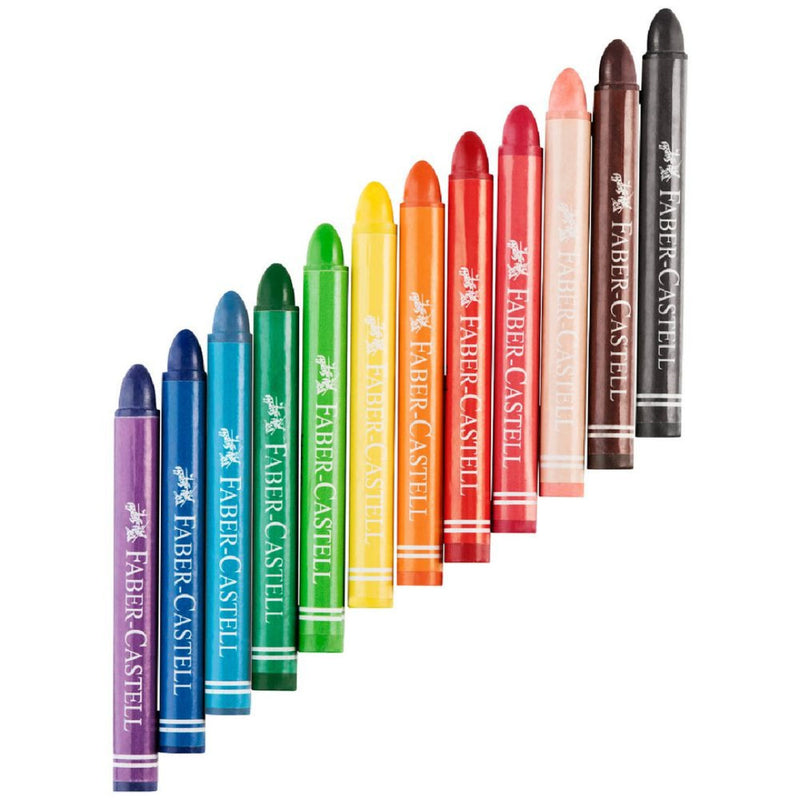 Faber Castel Jumbo Wax Crayons Assorted Pack of 12  image 5