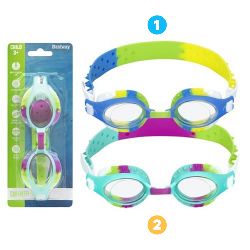Kids Summer Swirl Goggles