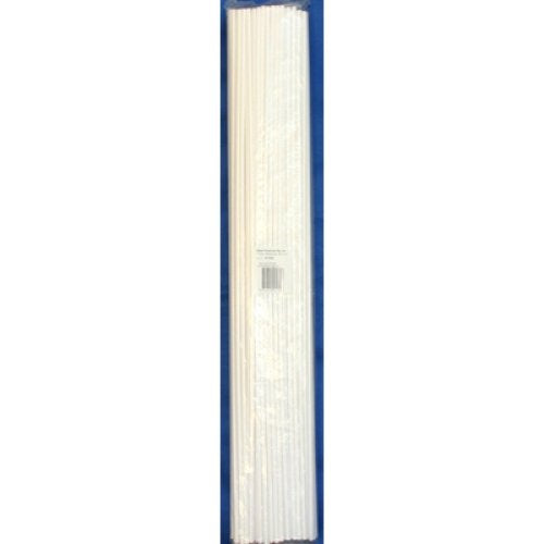 White balloon sticks 58cm pack of 100
