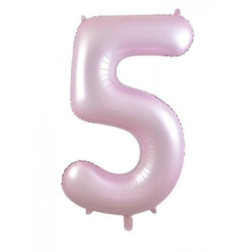Decrotex Matt #5 Foil Balloon Pastel Pink 86cm