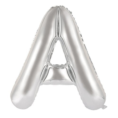 Decrotex silver letter A foil balloon 86cm