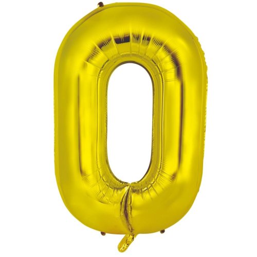 Gold letter O balloon