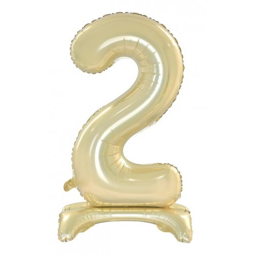Standing Foil Balloon #2 Luxe Gold 76cm