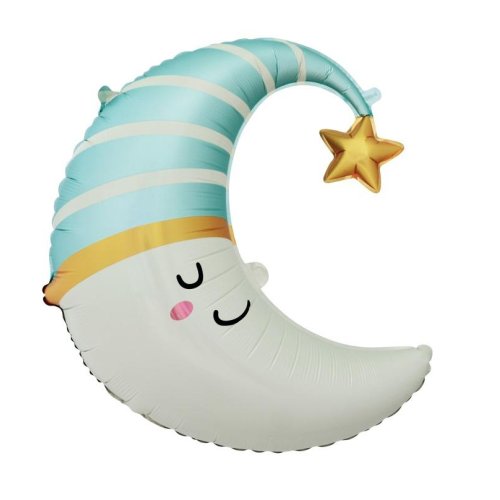 71cm blue crescent moon shaped inflatable