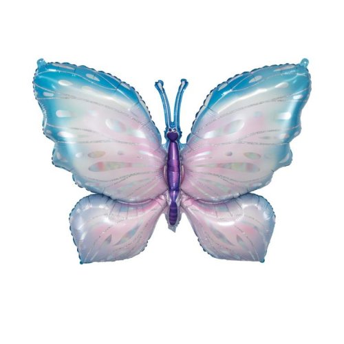 74cm blue butterfly shaped inflatable
