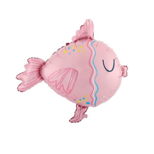 73cm pink fish shaped inflatable