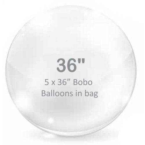 Clear Decrotex Bobo bubble balloon 91cm