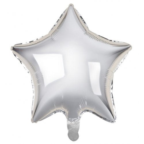 Star Decrotex Silver Foil Balloon 45cm