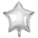 Star Decrotex Silver Foil Balloon 45cm