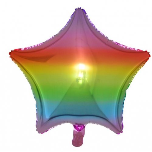 Star Decrotex Rainbow Foil Balloon 45cm
