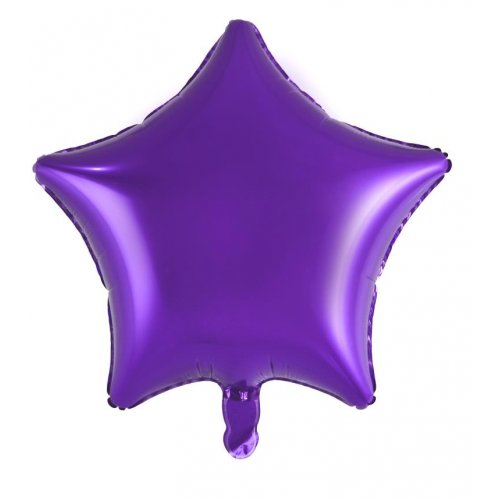 Star Decrotex Purple Foil Balloon 45cm