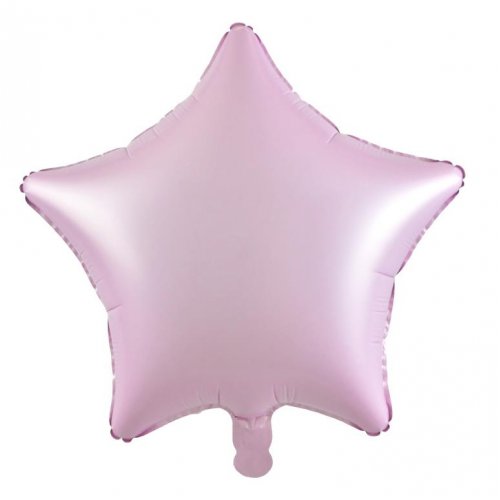 Star Decrotex Matt Pastel Pink Foil Balloon 45cm