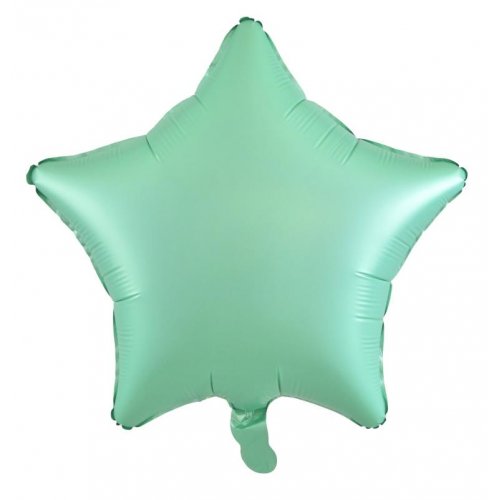 Star Decrotex Matt Foil Balloon Pastel Mint 45cm