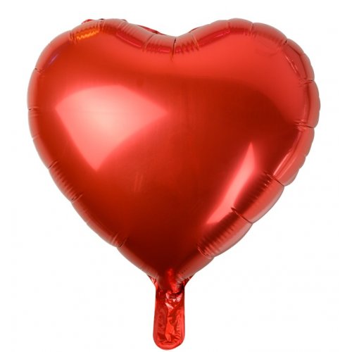 Heart Decrotex Red Foil Balloon 45cm