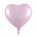 Heart Decrotex Matt Pastel Pink Foil Balloon 45cm