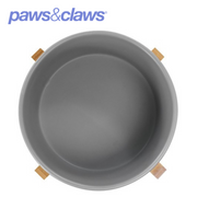 Ceramic Pet Bowl W/ Bamboo Stand 3 Asstd 19cm 1.8L