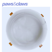 Ceramic Pet Bowl Marble W/ Bamboo Stand 1.8L 2 Asstd 19cm