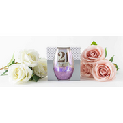 Ronis 21 Glitter Stemless Purple 600ml – thumbnail