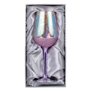 Ronis 21 Glitterati Wine Glass 430ml Purple