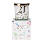 Ronis 21st Candle Vanilla 45hr Burn Time 9x8cm – thumbnail
