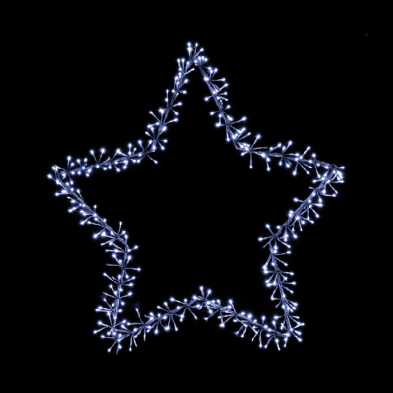 Led Sparkle Star Twinkle Gold/Silver 90cm