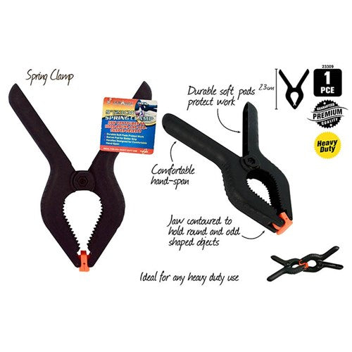 Large 100mm spring clamp for DIY and workshop use