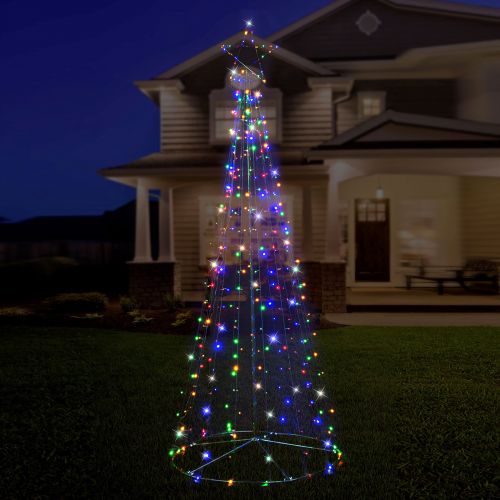 Ronis 250 LED Solar Tree 210cm Multicolour