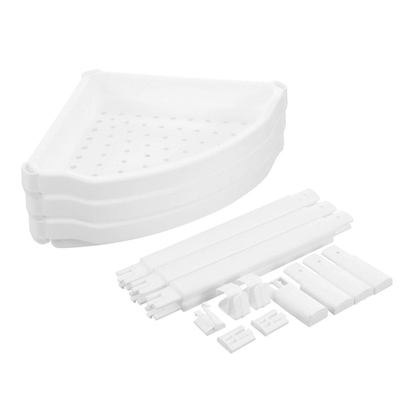 Boxsweden Corner Storage Shelf 3 Tier 44X31X70Cm image 3