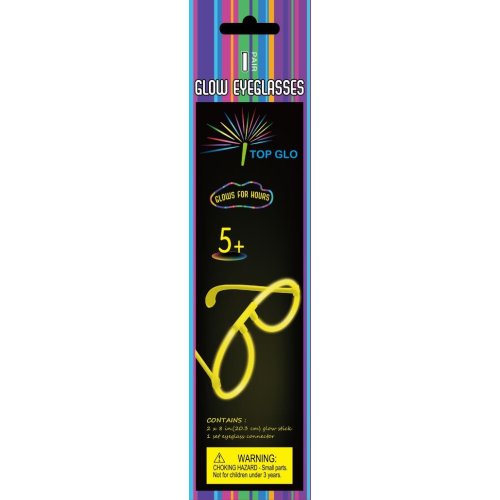 Glowing neon eyeglasses