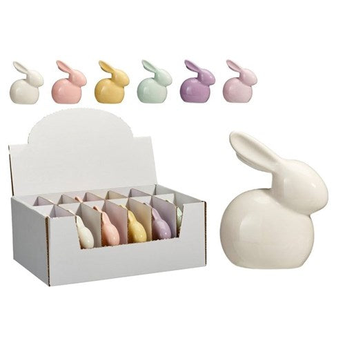 Miniature sitting porcelain bunny 6.8cm
