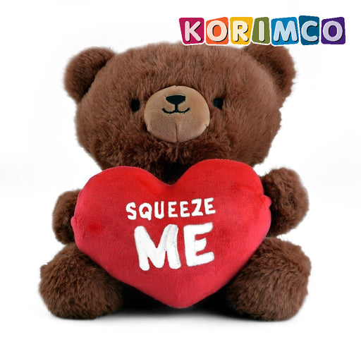 Brown plush teddy bear 20cm
