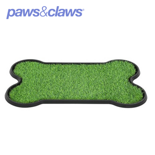 Pet Potty Grass Tray Large Bone Shape 68x43x3cm