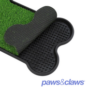 Pet Potty Grass Tray Large Bone Shape 68x43x3cm