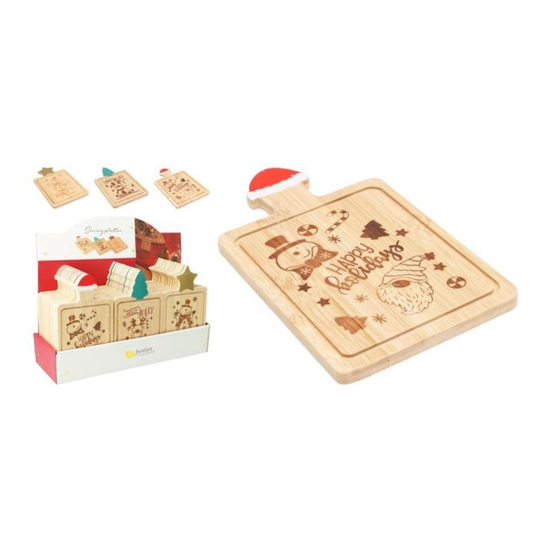 Ronis Serving Plate Bamboo 3 Assorted 11X19cm